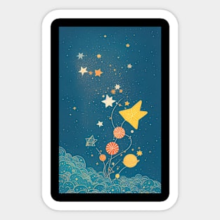 stars in the sky Sticker